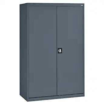 Sandusky 46-Inches W x 72-Inches H x 24-Inches D Freestanding Steel Garage Cabinet in Gray