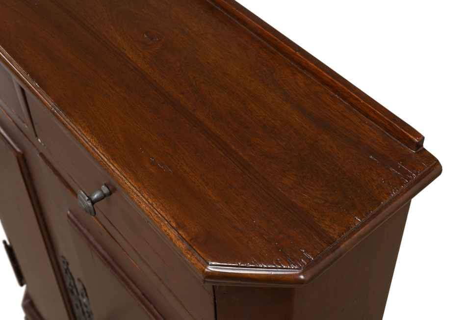 Sarreid Austrian Hall Cabinet in Walnut 27284. ( Retails $1300.00 ) - Image 5