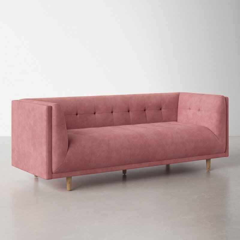 Aeon Cecily Sofa Blush Velvet. ( AETH73-Blush ) - Image 4