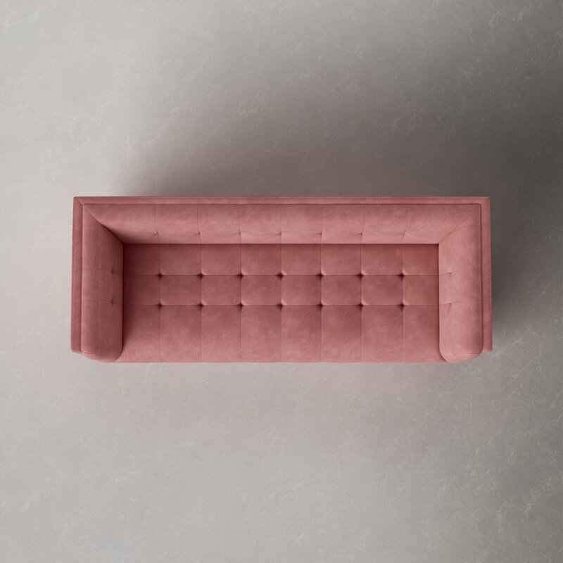 Aeon Cecily Sofa Blush Velvet. ( AETH73-Blush ) - Image 5