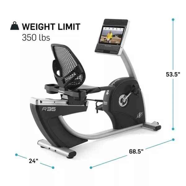 NordicTrack Commercial R 35 Electric Exercise Bike - Image 3