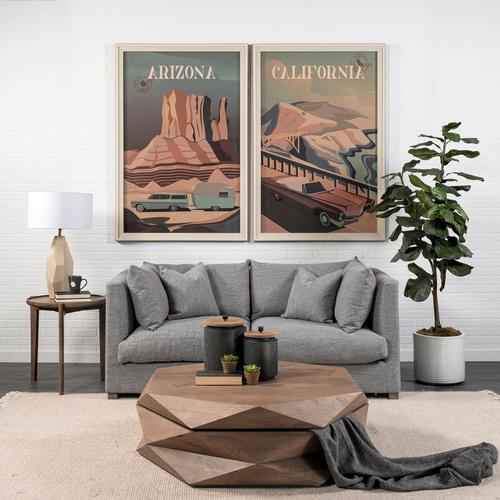 Arreto Coffee Table - Brown Wood - Image 8