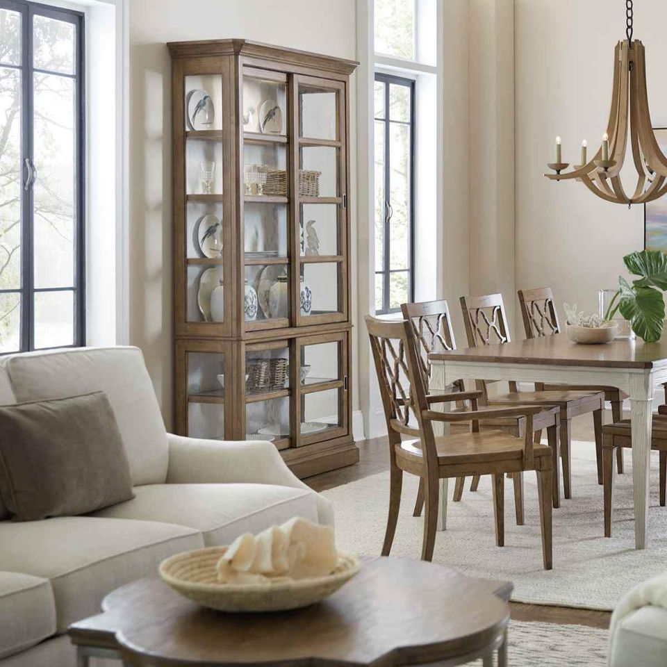 Montebello Sliding Door Display Cabinet by Hooker Furniture - Image 5