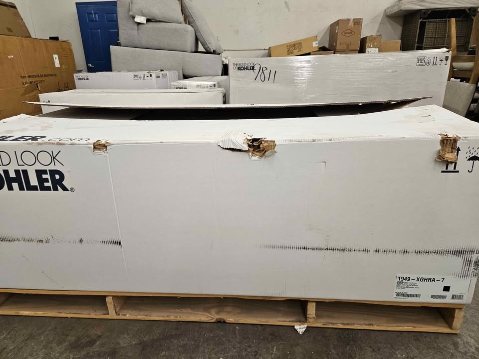 Kohler Archer 66'' x 32'' drop-in bath with Bask heated surface and end drain - Image 7