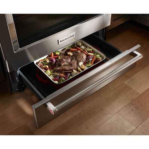 30 Inch Dual Fuel Convection Slide-In Range with Baking Drawer: Stainless Steel - Image 7