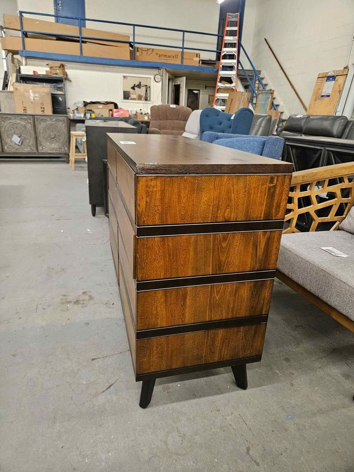 Rayford Mid Century 6 Drawer 48'' W Double Dresser - Image 9