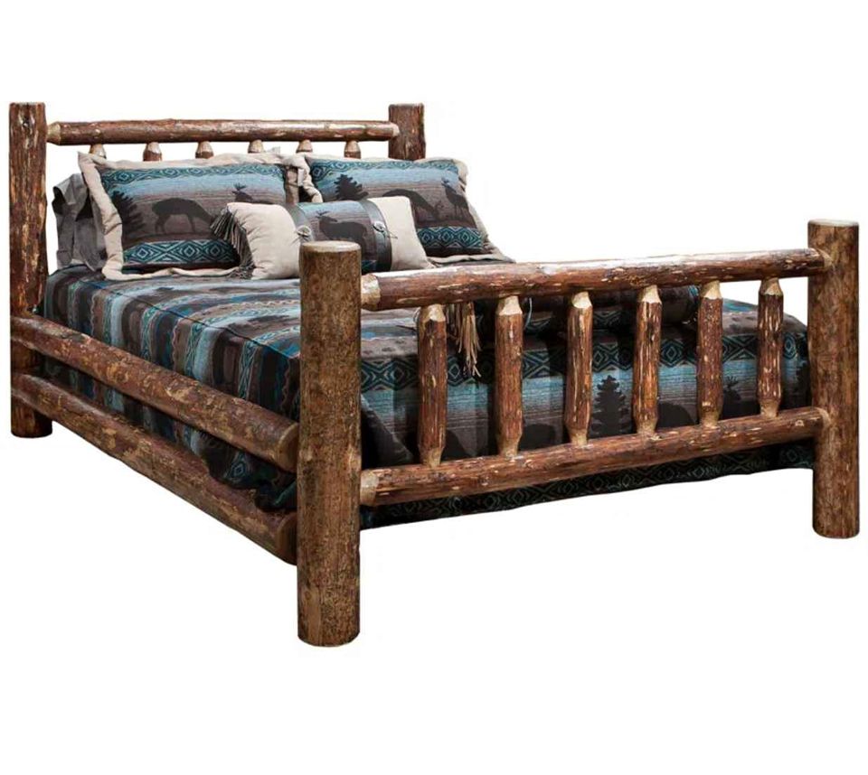 Montana Collection Pine Bed ( Cal King )
