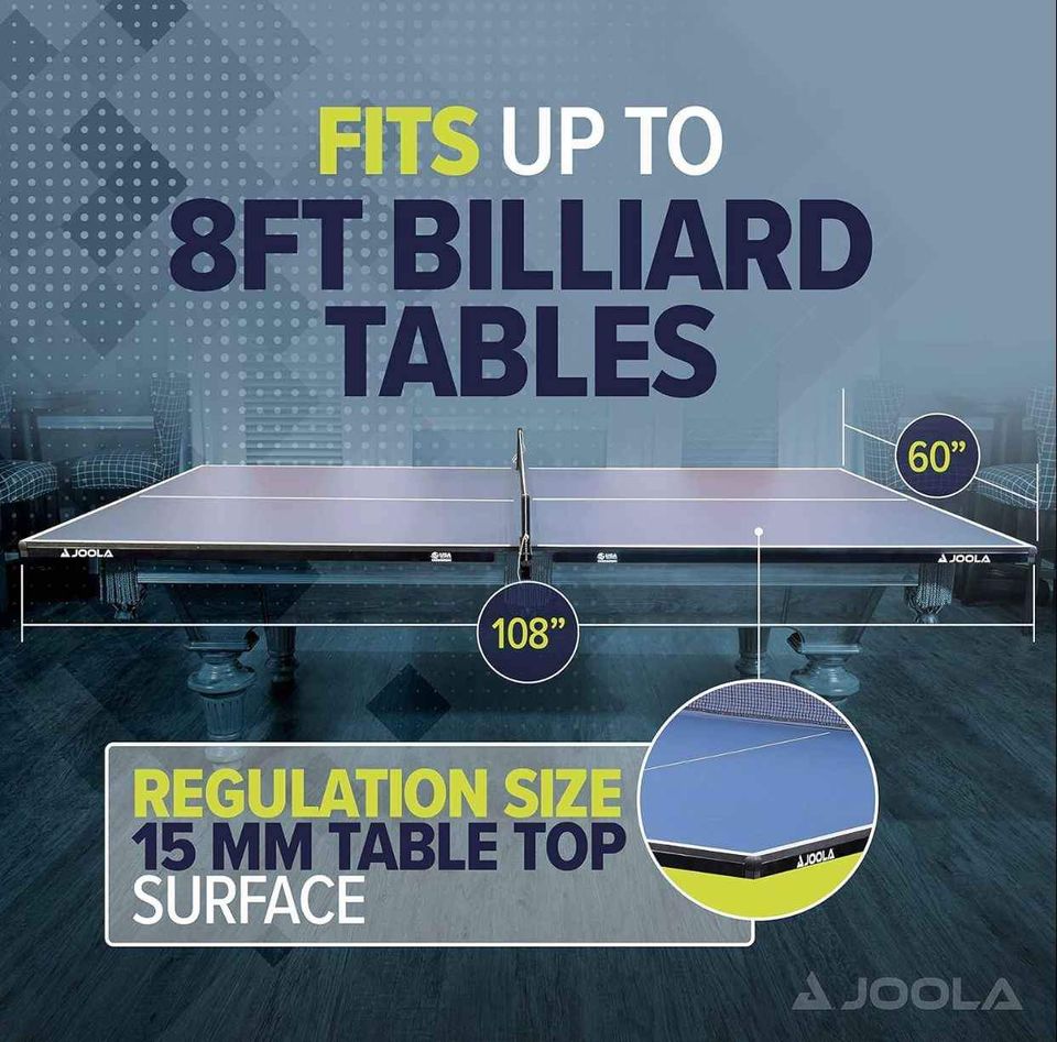 JOOLA Table Tennis Conversion Top with Metal Apron (15mm) - Image 5