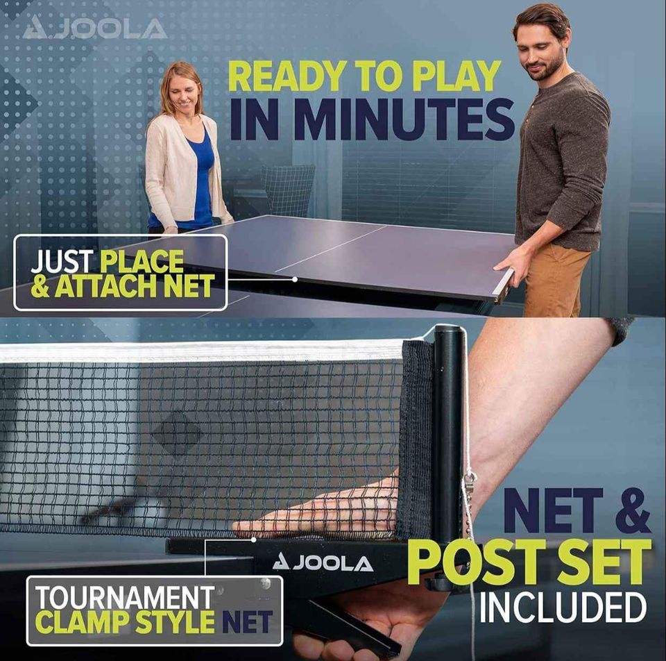 JOOLA Table Tennis Conversion Top with Metal Apron (15mm) - Image 6