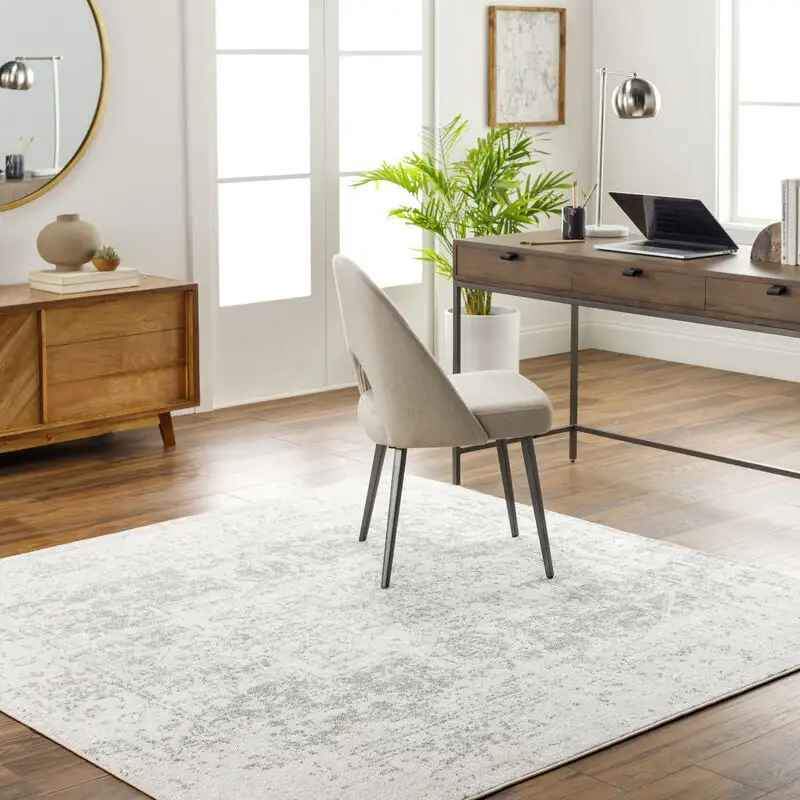 Surya Harput HAP-1024 6'7" x 9' Charcoal, Light Gray and Beige Area Rug - Image 3
