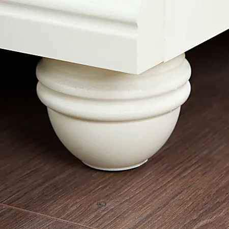 South Shore Hopedale 2-Door Storage Cabinet, 1 Fixed Shelf, 1 Adjustable Shelf, White Wash - Image 3