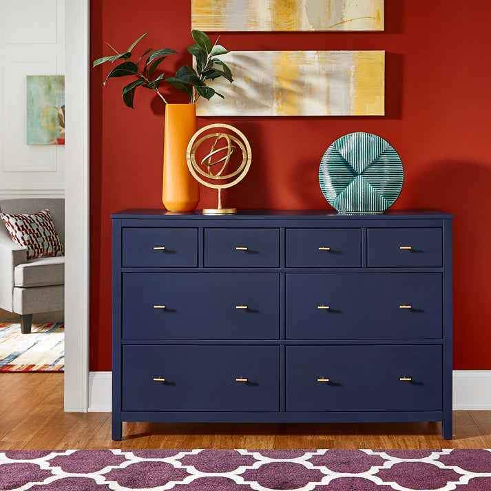 Renee 8- Drawer Dresser Twilight Blue