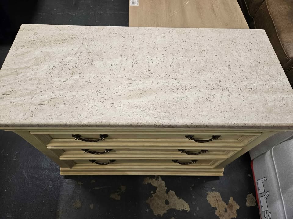 Bernhardt Furniture Large Natural Oak Stone Top Bachelor Chests - Image 9