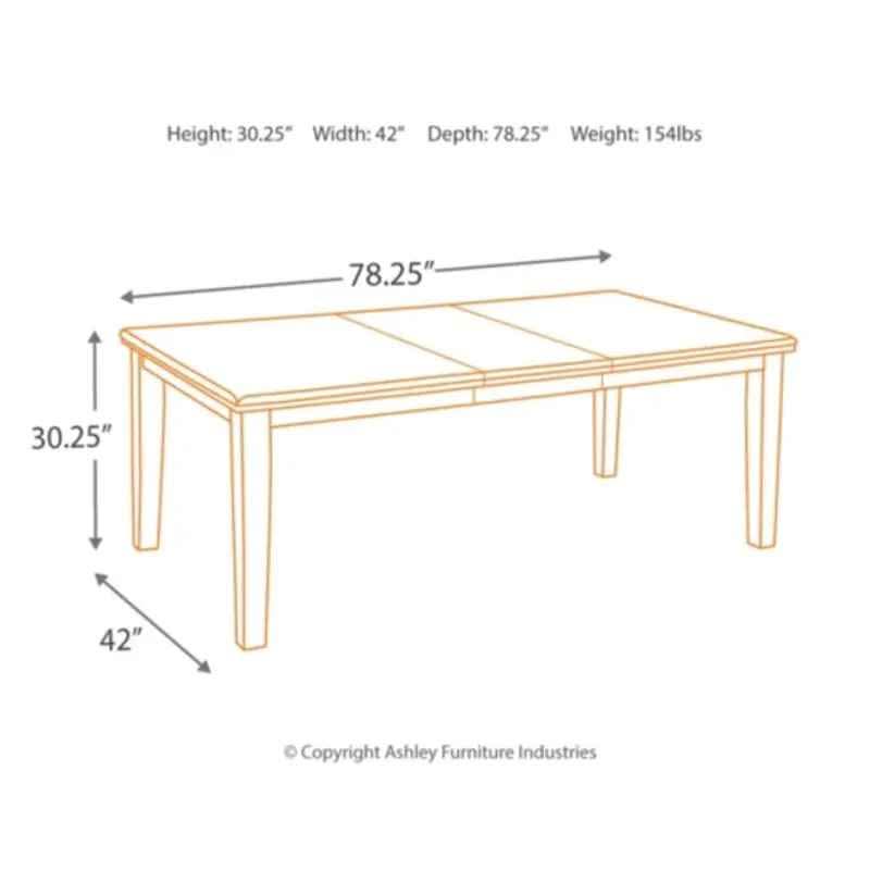 Haddigan Extendable Dining Table Item# D596-35 - Image 2