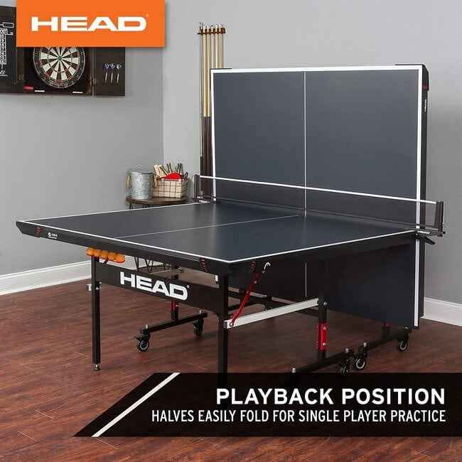 HEAD Summit USA Indoor 18mm Table Tennis Table, Competition Grade Net with Playback Mode - Image 2