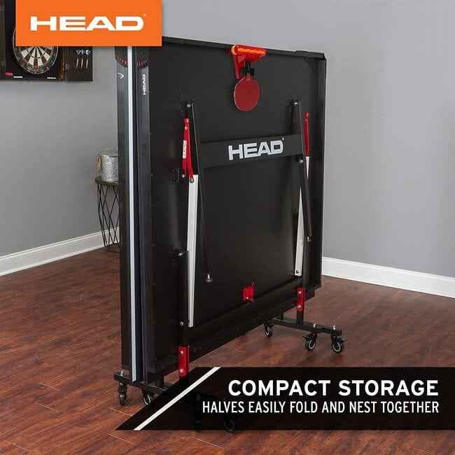 HEAD Summit USA Indoor 18mm Table Tennis Table, Competition Grade Net with Playback Mode - Image 3