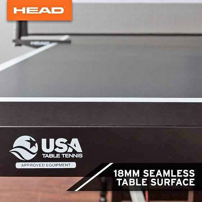 HEAD Summit USA Indoor 18mm Table Tennis Table, Competition Grade Net with Playback Mode - Image 9