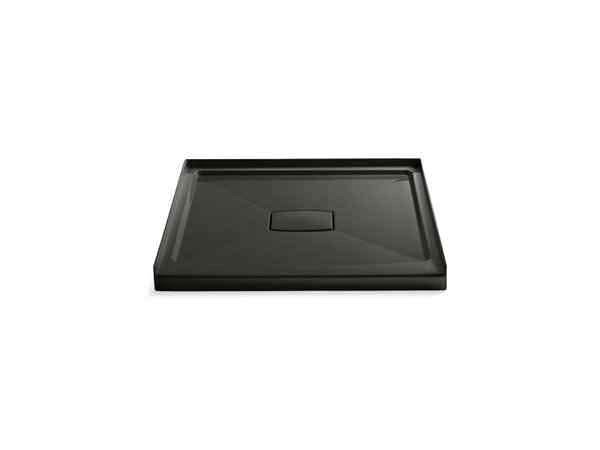 Archer 42&quot; x 42&quot; Enamelled Cast Iron Shower Base With Center Drain - Thunder Grey 9393-58 Kohler