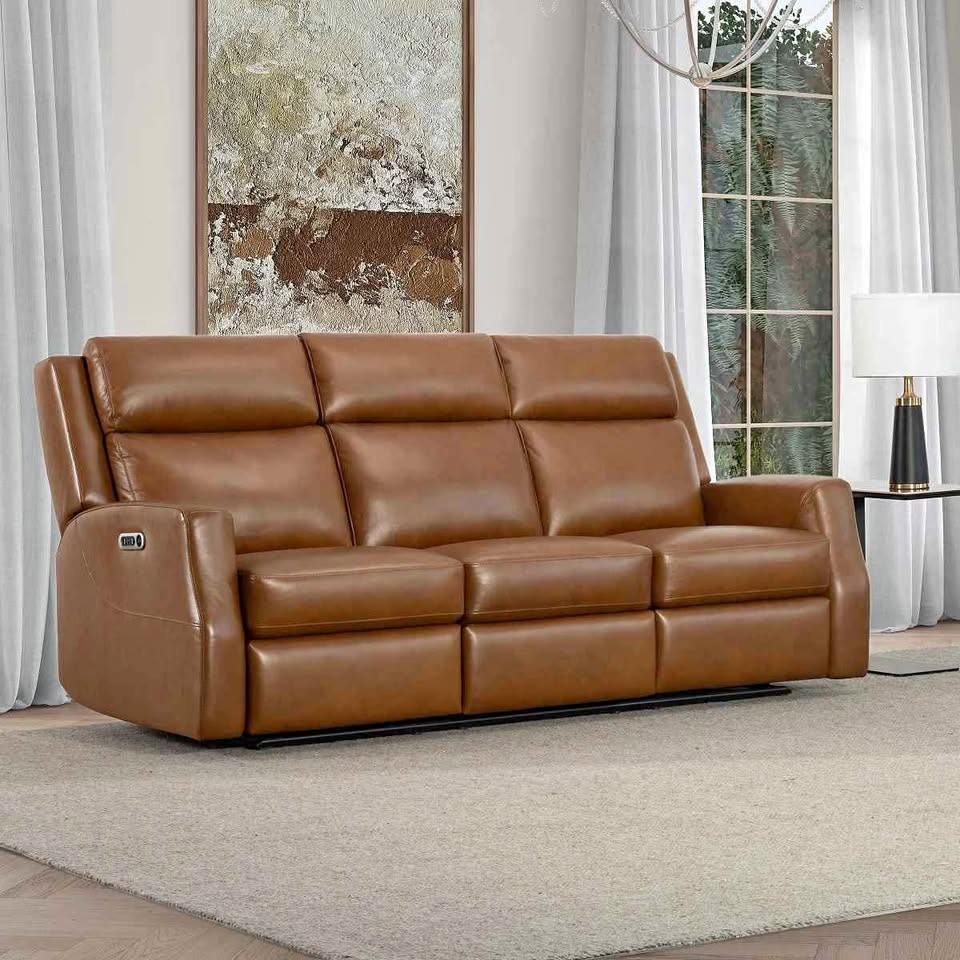 Thorton Leather Power Reclining Sofa