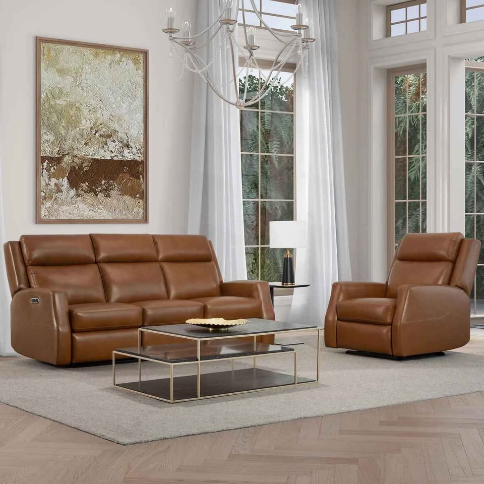Thorton Leather Power Reclining Sofa - Image 4