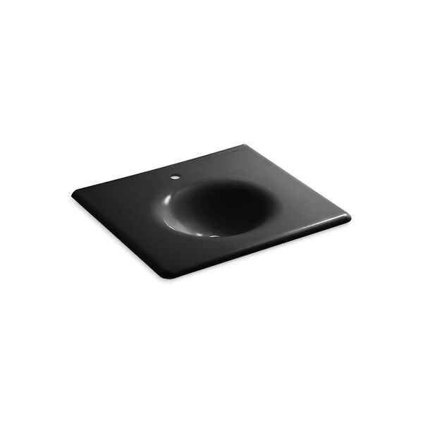Kohler Iron/Impressions 25'' Enameled Cast Iron Vanity Top With Integrated Round Sink