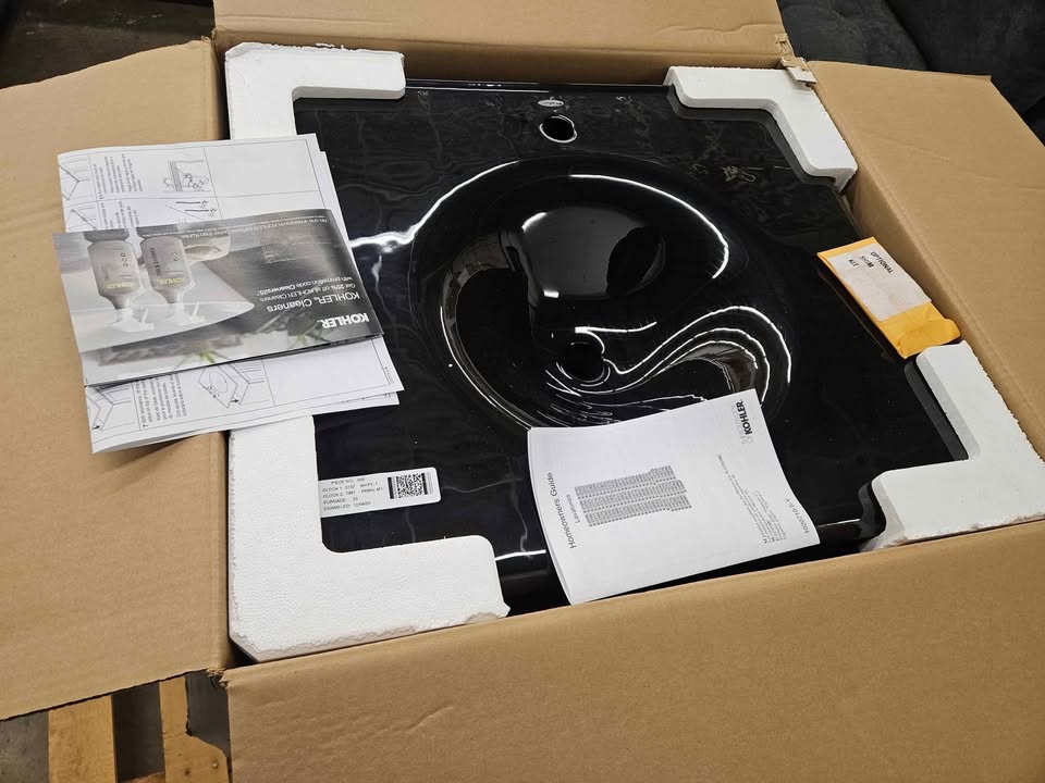 Kohler Iron/Impressions 25'' Enameled Cast Iron Vanity Top With Integrated Round Sink - Image 2