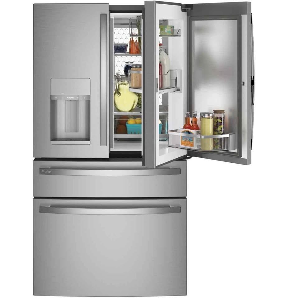 GE Profile ENERGY STAR 27.9 Cu. Ft. Smart Fingerprint Resistant 4-Door French-Door Refrigerator - Image 2