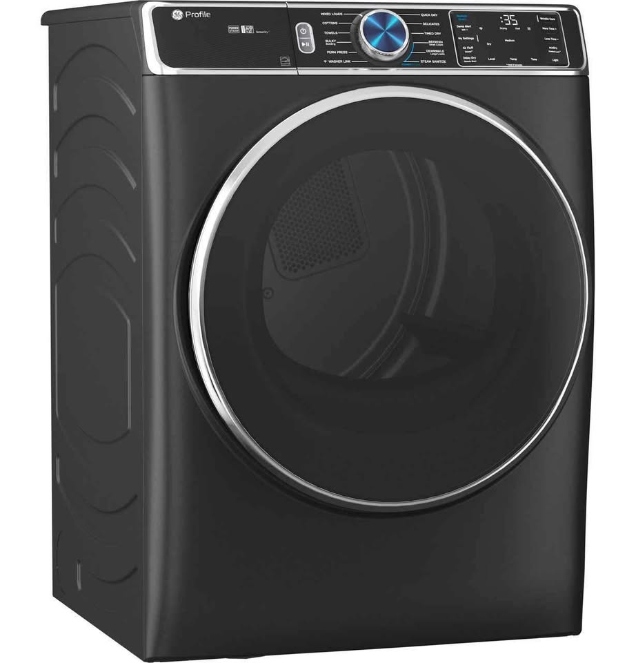 GE Profile ENERGY STAR 7.8 cu. ft. Capacity Smart Front Load Electric Dryer with Steam and Sanitize - Image 3