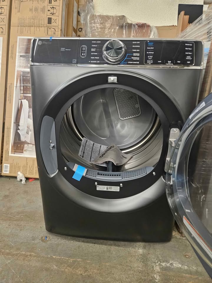 GE Profile ENERGY STAR 7.8 cu. ft. Capacity Smart Front Load Electric Dryer with Steam and Sanitize - Image 7