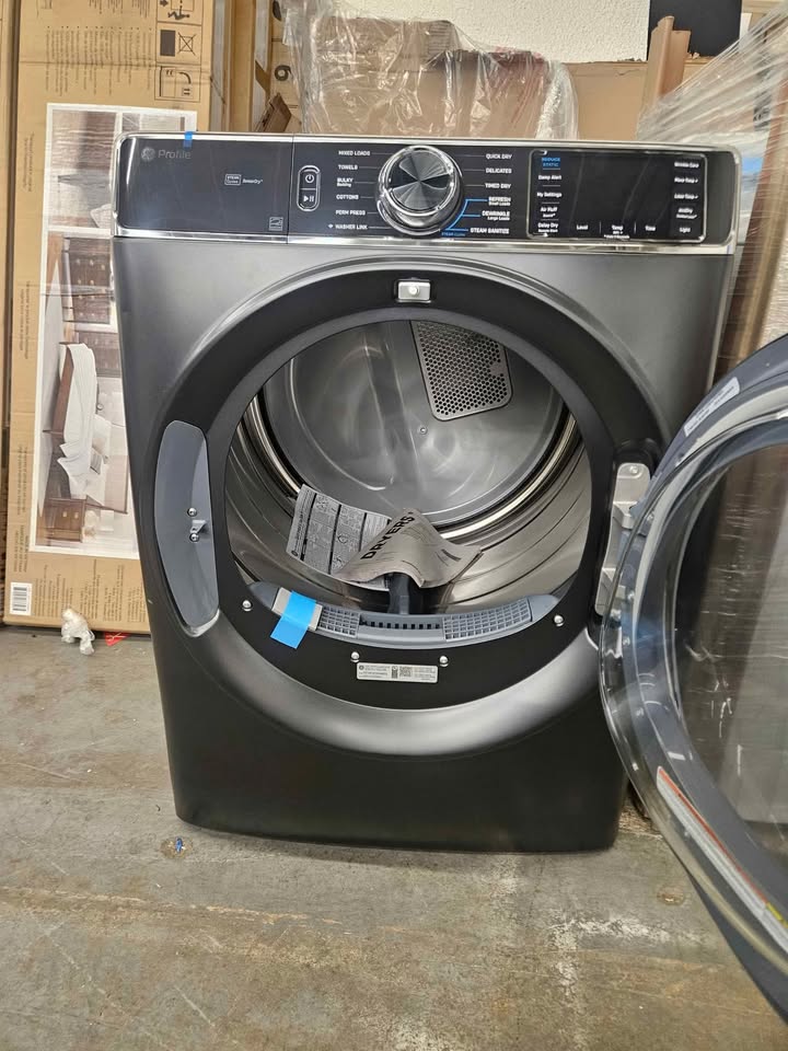 GE Profile ENERGY STAR 7.8 cu. ft. Capacity Smart Front Load Electric Dryer with Steam and Sanitize - Image 8