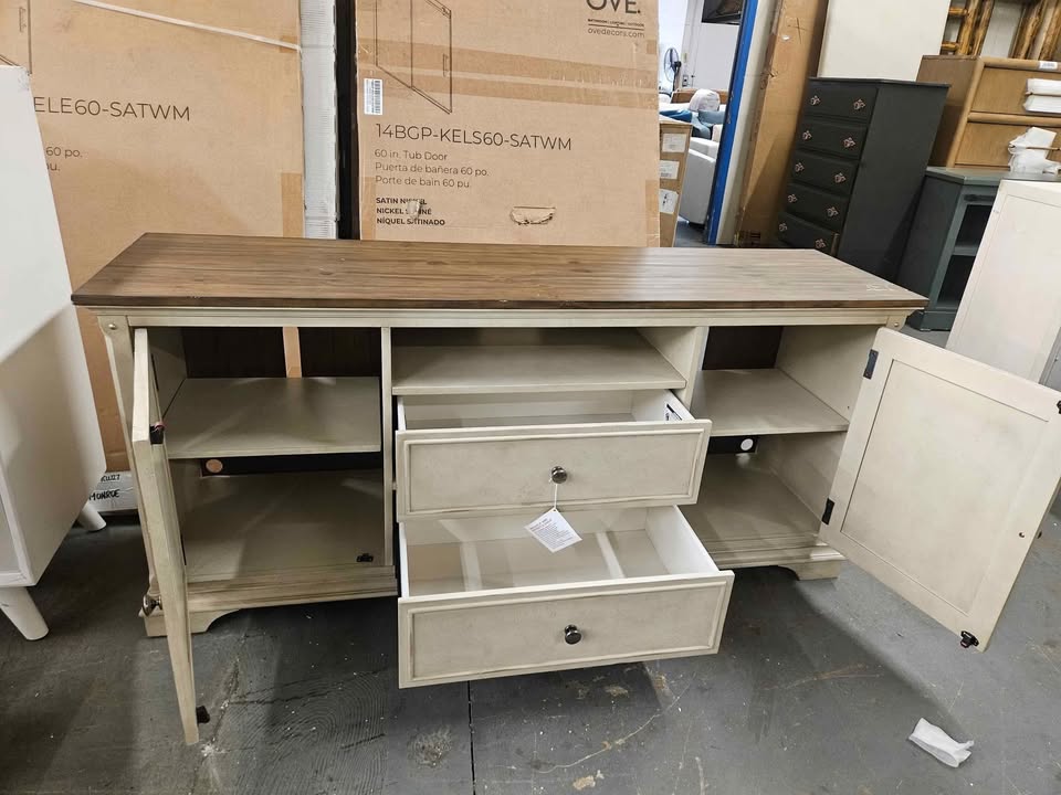 Dietrich TV Console for TVs up to 75" w/ Adjustable Shelf - Image 8