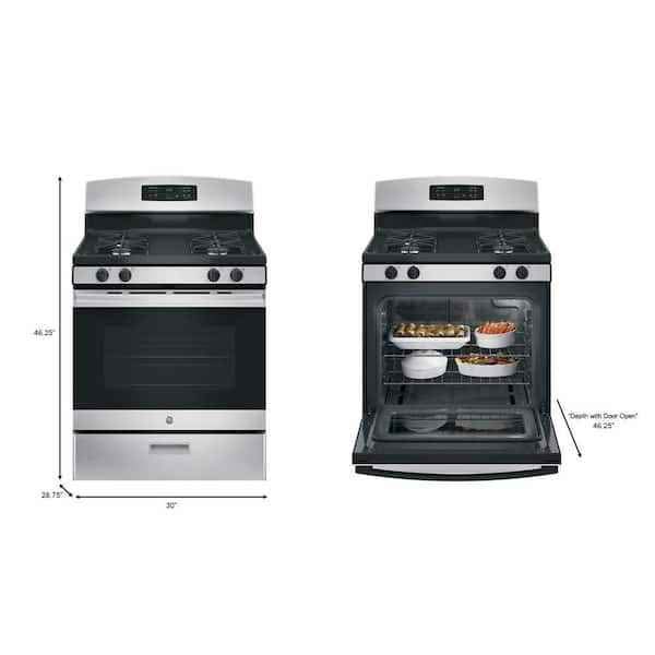 GE 30" Free-Standing Gas Range - Image 3