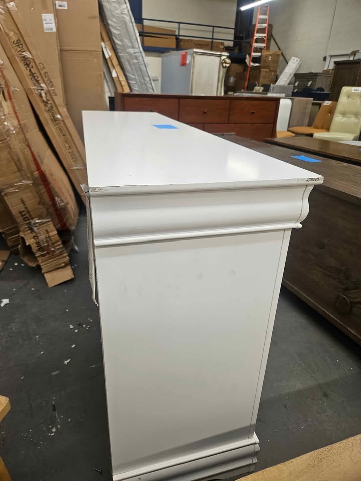 White Dewin 6 Drawer Dresser - Image 7