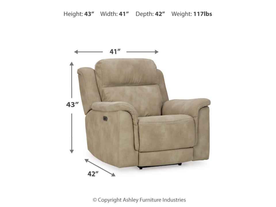 Next-Gen DuraPella Performance Fabric Dual Power Recliner ( Retails $1700.00 ) - Image 3