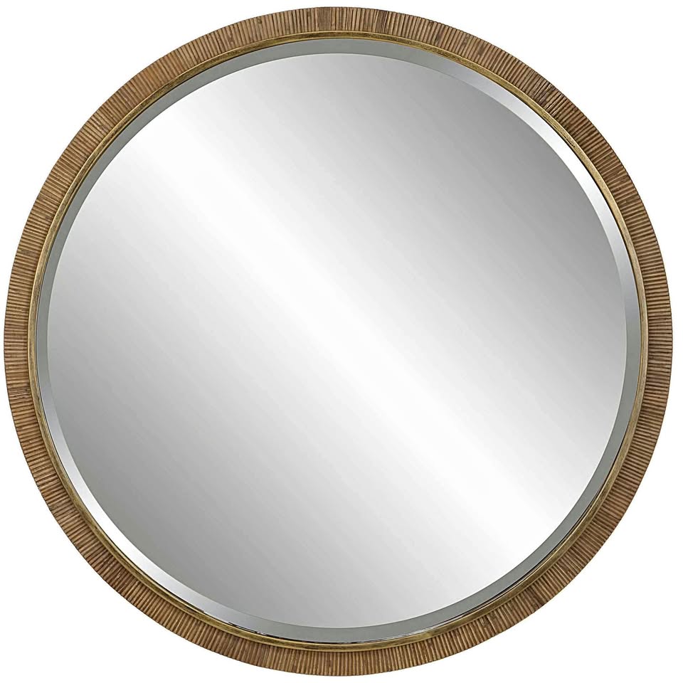 Paradise Round Mirror By Uttermost