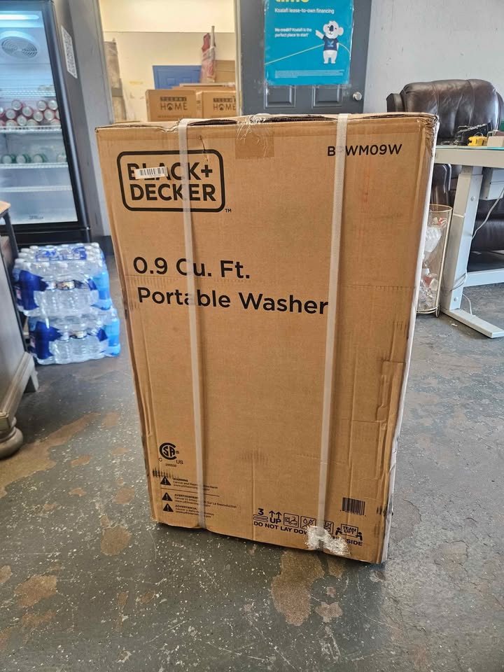 BLACK+DECKER 17.69 in. W 0.9 cu. ft. White Portable Top Load Washing Machine - Image 8