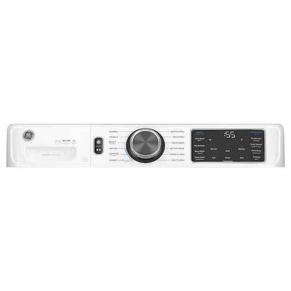 GE 5.0 cu.ft. Smart Front Load Washer in White with Steam, UltraFresh Vent System, and Microban Tech - Image 3