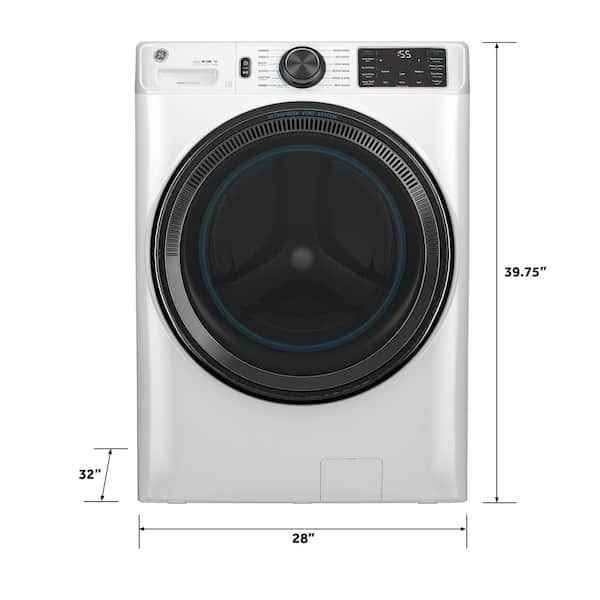 GE 5.0 cu.ft. Smart Front Load Washer in White with Steam, UltraFresh Vent System, and Microban Tech - Image 4