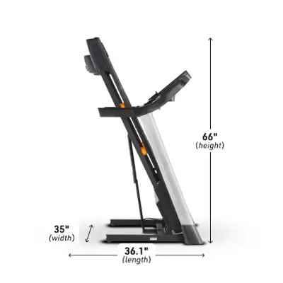 NordicTrack - T 6.5 S; Treadmill for Running and Walking with 5” Display and SpaceSaver Design - Blk - Image 4