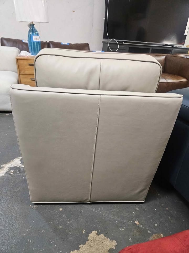 Concise Leather Swivel Chair - Image 7
