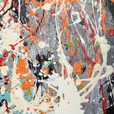 Uttermost Organized Chaos Hand Painted Canvas - Image 3