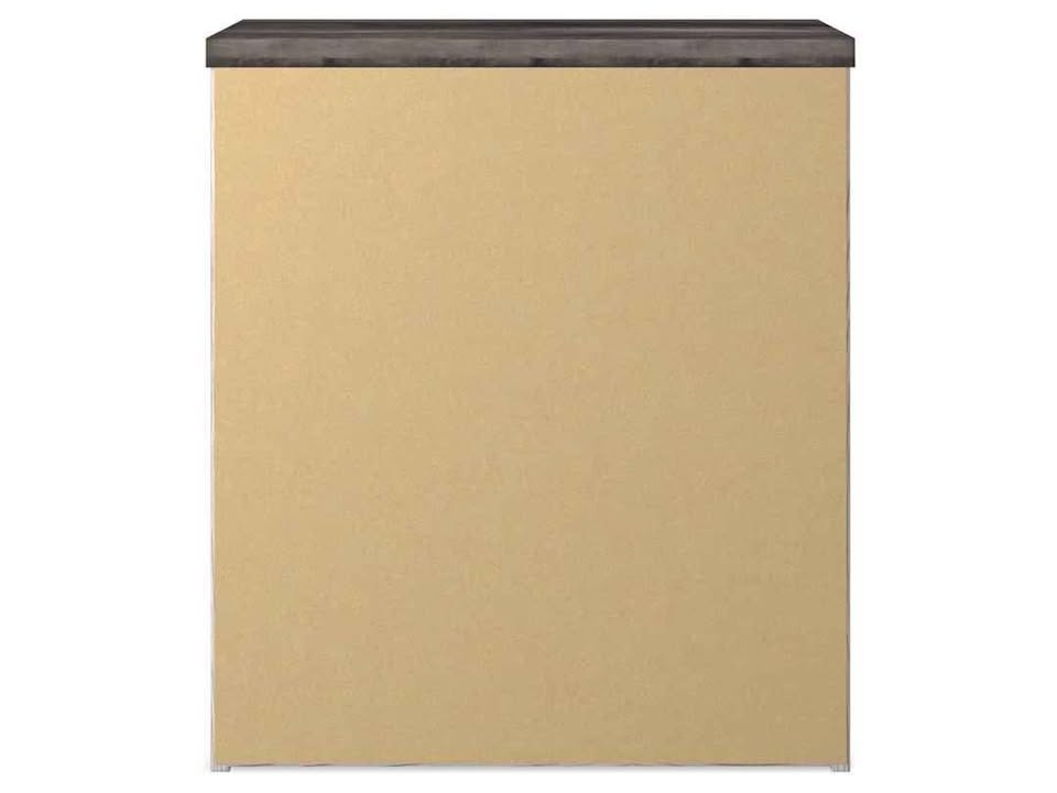 Gerridan 22" 2 Drawer Nightstand ( White/ Grey ) - Image 5