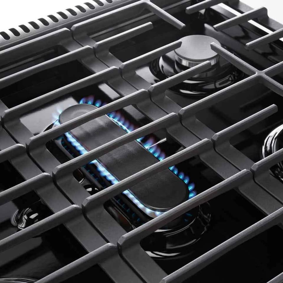 Thor Kitchen 30-Inch Gas Range with 5 Burners, 4.55 cu. ft Oven in Stainless Steel (LRG3001ULP) - Image 5