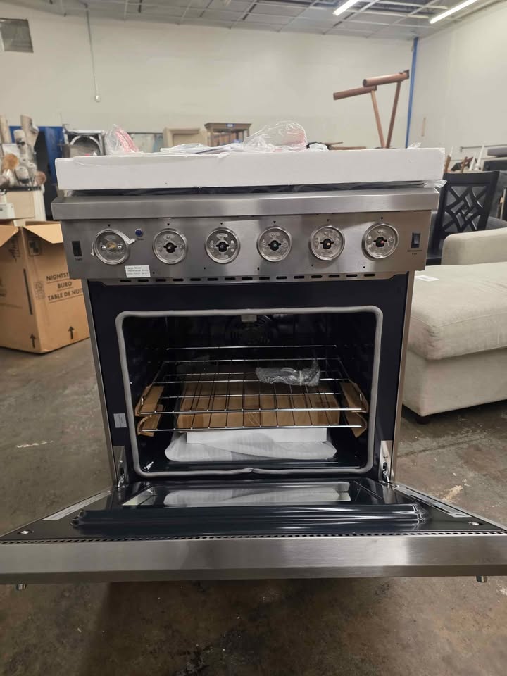 Thor Kitchen 30-Inch Gas Range with 5 Burners, 4.55 cu. ft Oven in Stainless Steel (LRG3001ULP) - Image 8