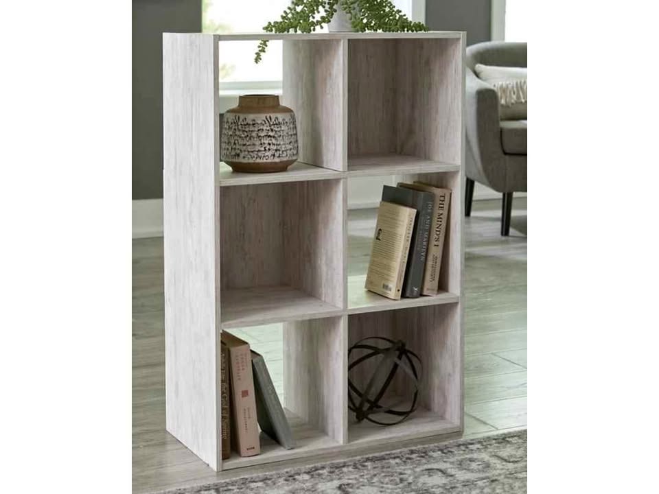 Paxberry Six Cube Organizer ( Item: EA1811-3X2 ) Whitewash