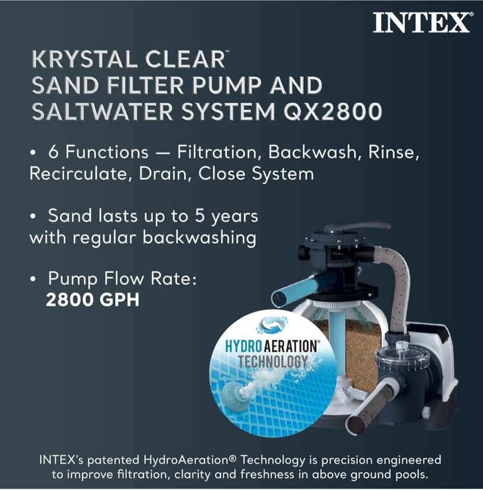 Intex 32' x 16' x 52" Ultra Xtr Rectangular Outdoor Swimming Pool Set with Pump - (Retails $2000 ) - Image 7