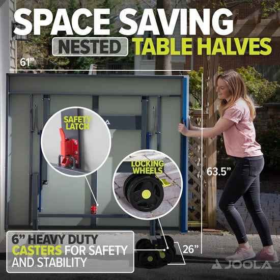 JOOLA Nova Pro Plus Outdoor Table Tennis Table - Image 5