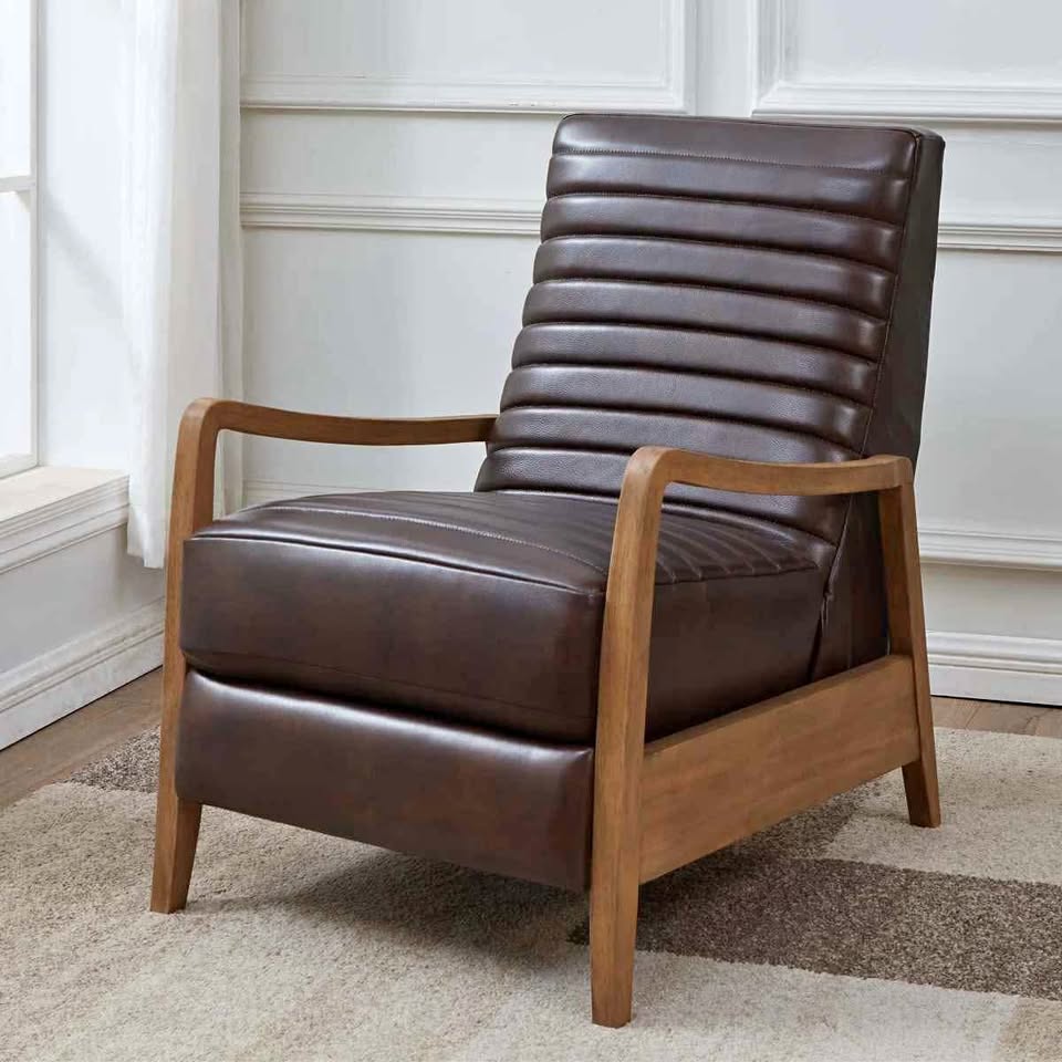 Henrik Leather Pushback Recliner