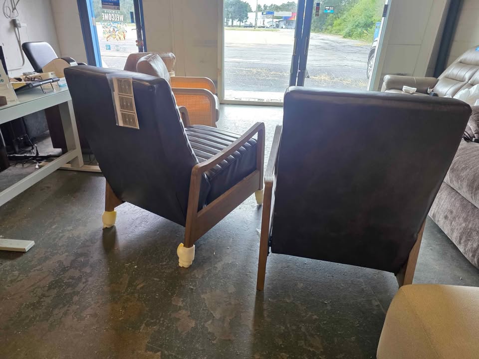 Henrik Leather Pushback Recliner - Image 8