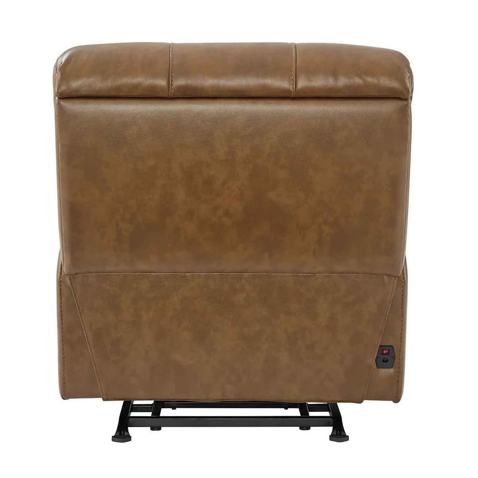 Barcalounger Presley Leather Power Rocker Recliner with Power Headrest - Image 5